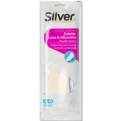 Solette termiche triplo strato in lana e alluminio Silver