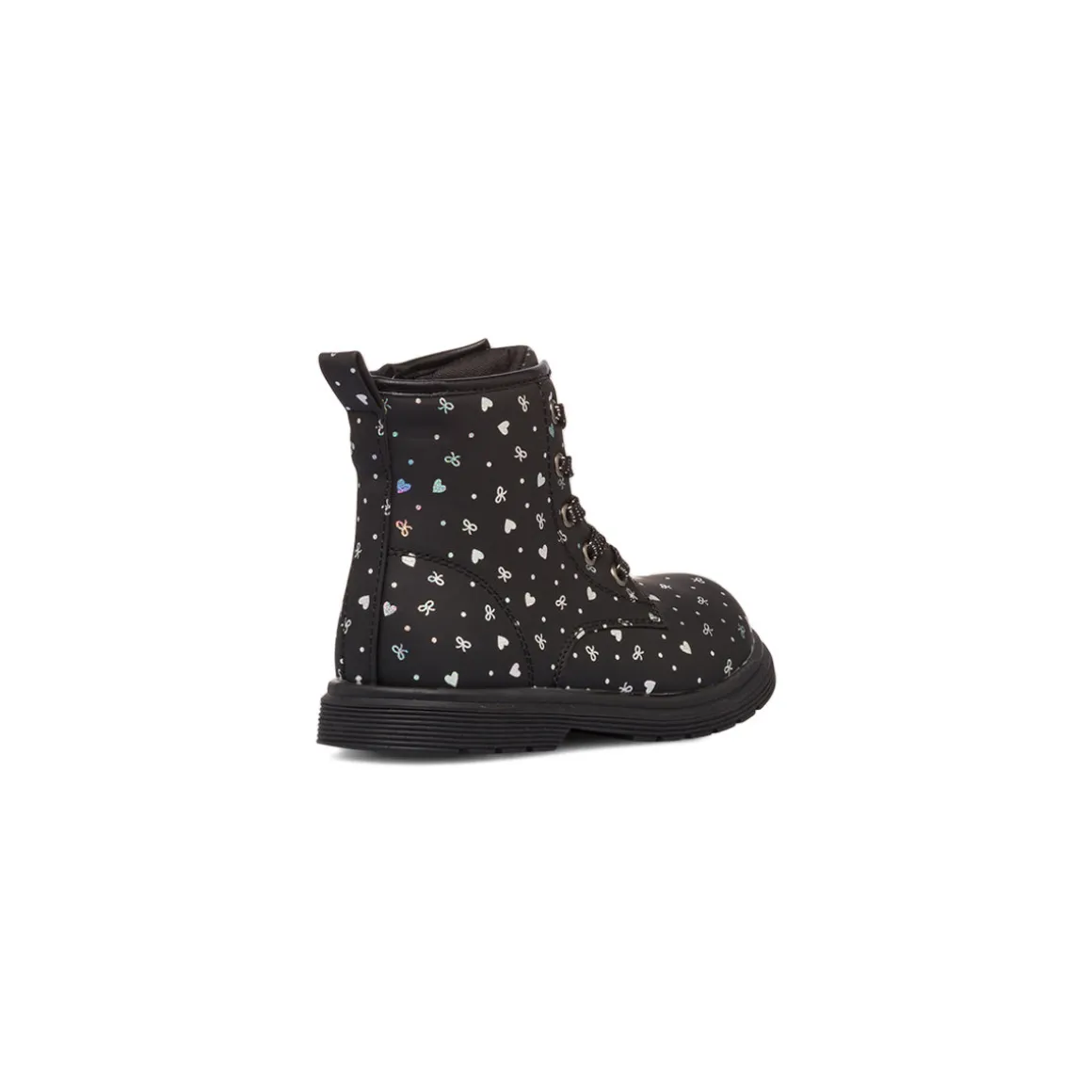 Stivaletti da ragazza neri con dettagli glitter Le Scarpe di Alice