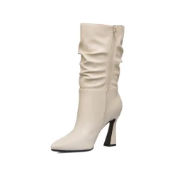 Stivaletti bianchi da Donna con tacco 9 cm Lora Ferres