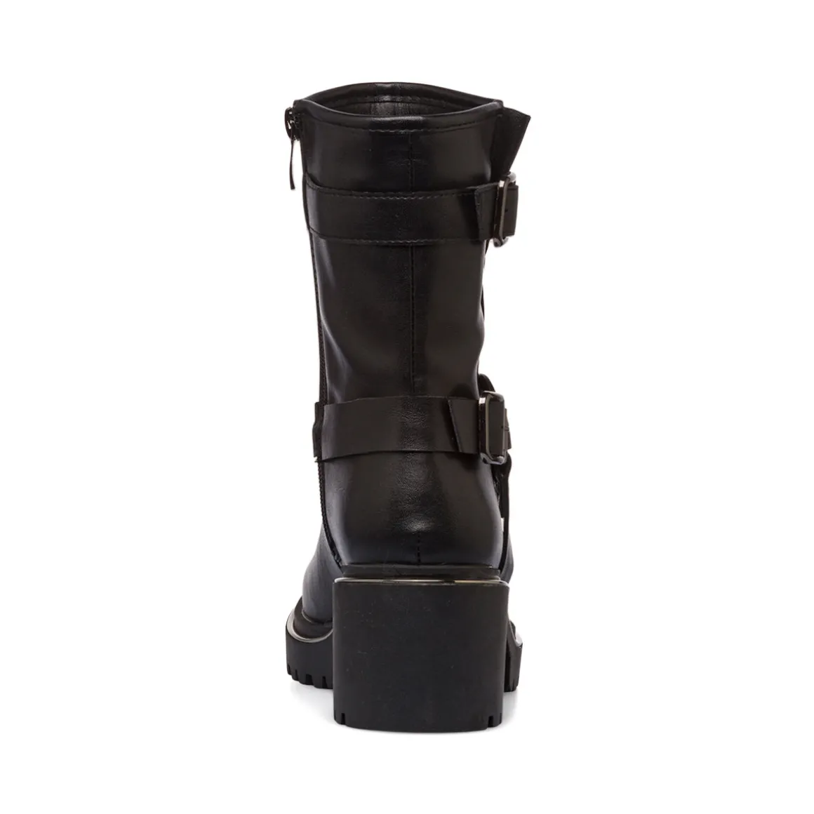 Stivaletti biker con tacco 6 cm neri da donna Lora Ferres