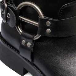 Stivaletti biker da donna neri Lora Ferres