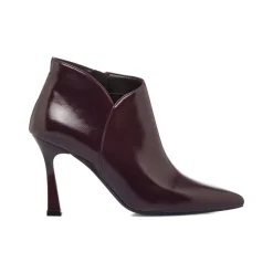 Stivaletti Bordeaux da Donna con tacco a spillo 9 cm Lora Ferres