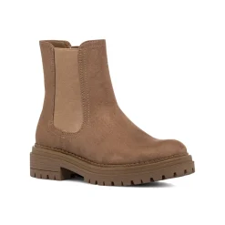Stivaletti Chelsea da donna color taupe con suola chunky Swish Jeans