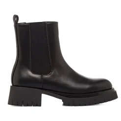 Stivaletti Chelsea da donna neri con suola chunky Swish Jeans