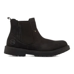 Stivaletti Chelsea neri da uomo con elastico laterale Nautica Jeans