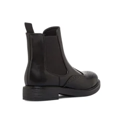 Stivaletti Chelsea neri da Donna con dettaglio Brogue Lora Ferres