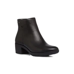Stivaletti comfort da donna neri con tacco 5 cm P Soft