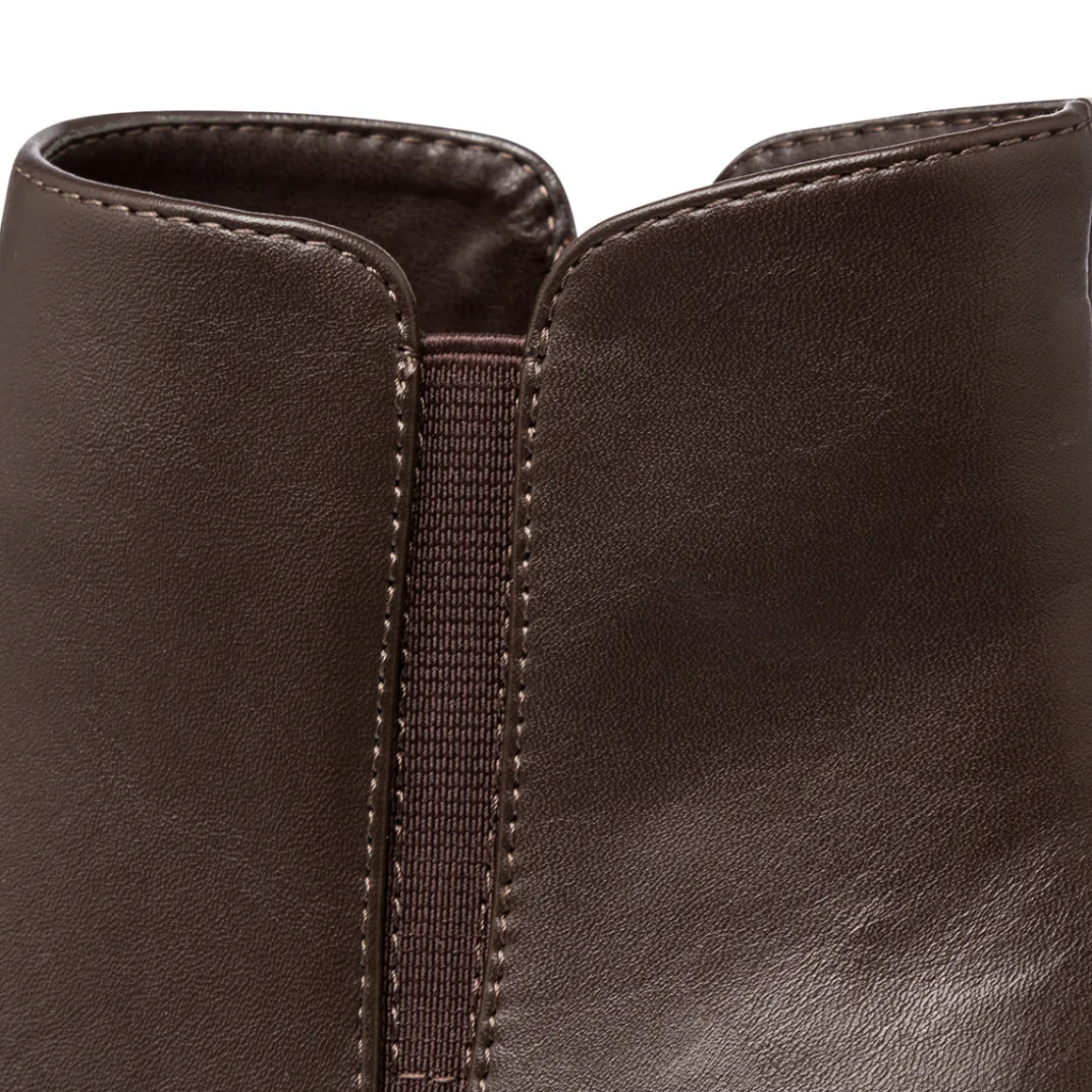 Stivaletti comfort da donna marroni con tacco 8,5 cm P Soft