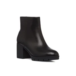 Stivaletti comfort neri con tacco 7 cm da donna P Soft