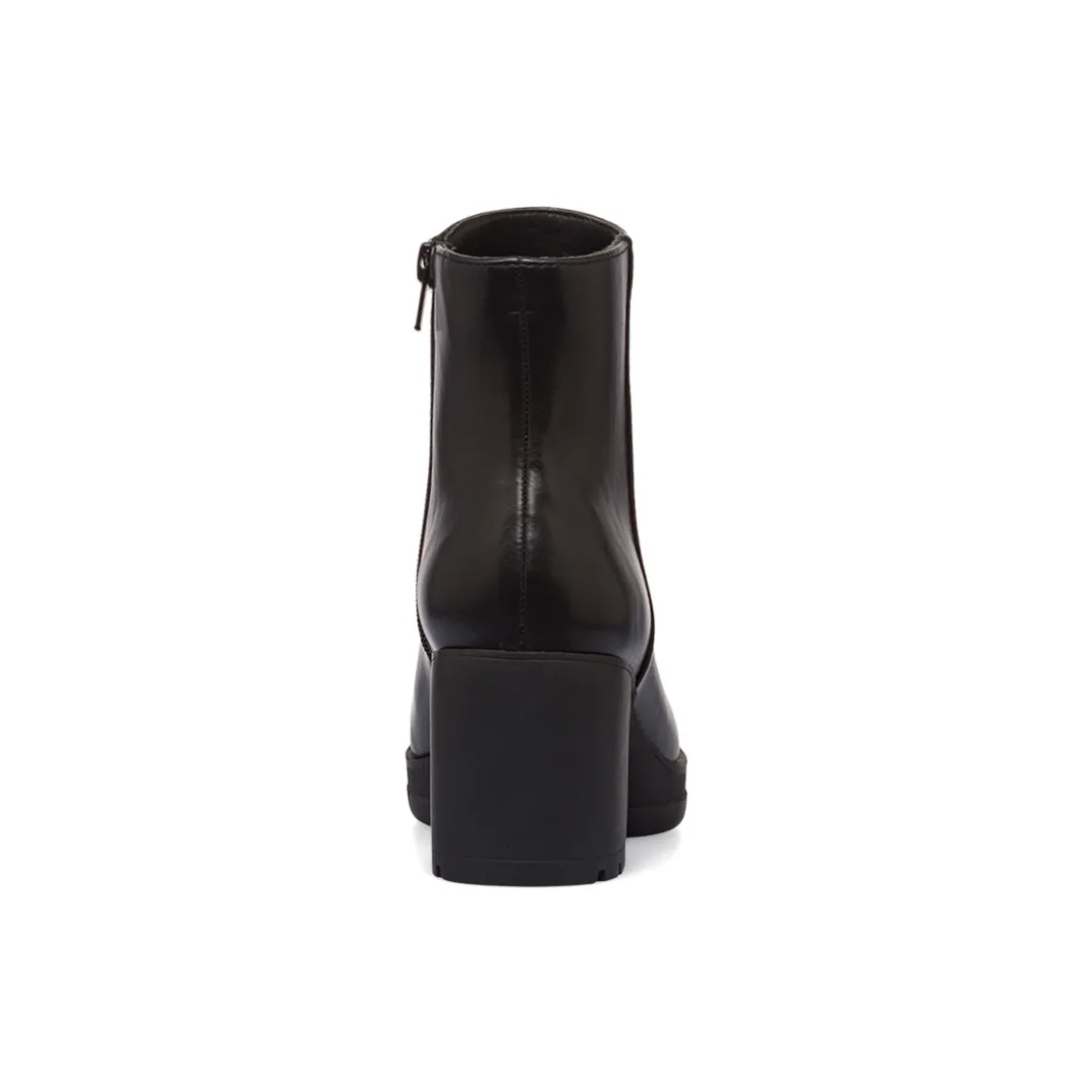 Stivaletti comfort neri con tacco 7 cm da donna P Soft