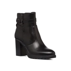 Stivaletti comfort neri con fibbia da Donna P Soft