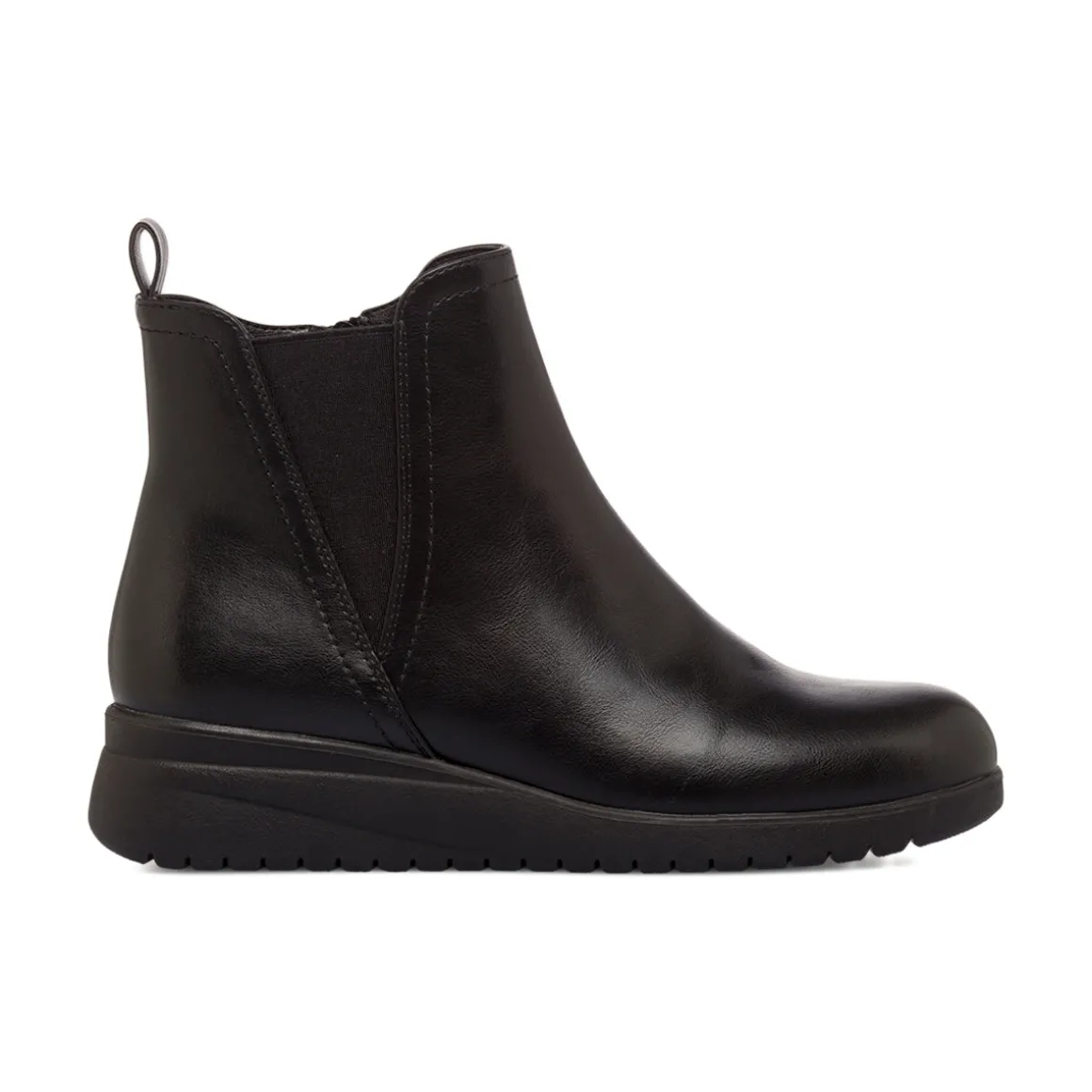 Stivaletti comfort neri da Donna con zip P Soft