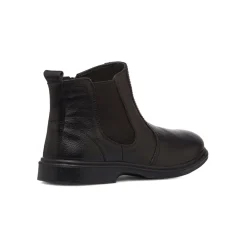 Stivaletti comfort neri da uomo in pelle P Soft