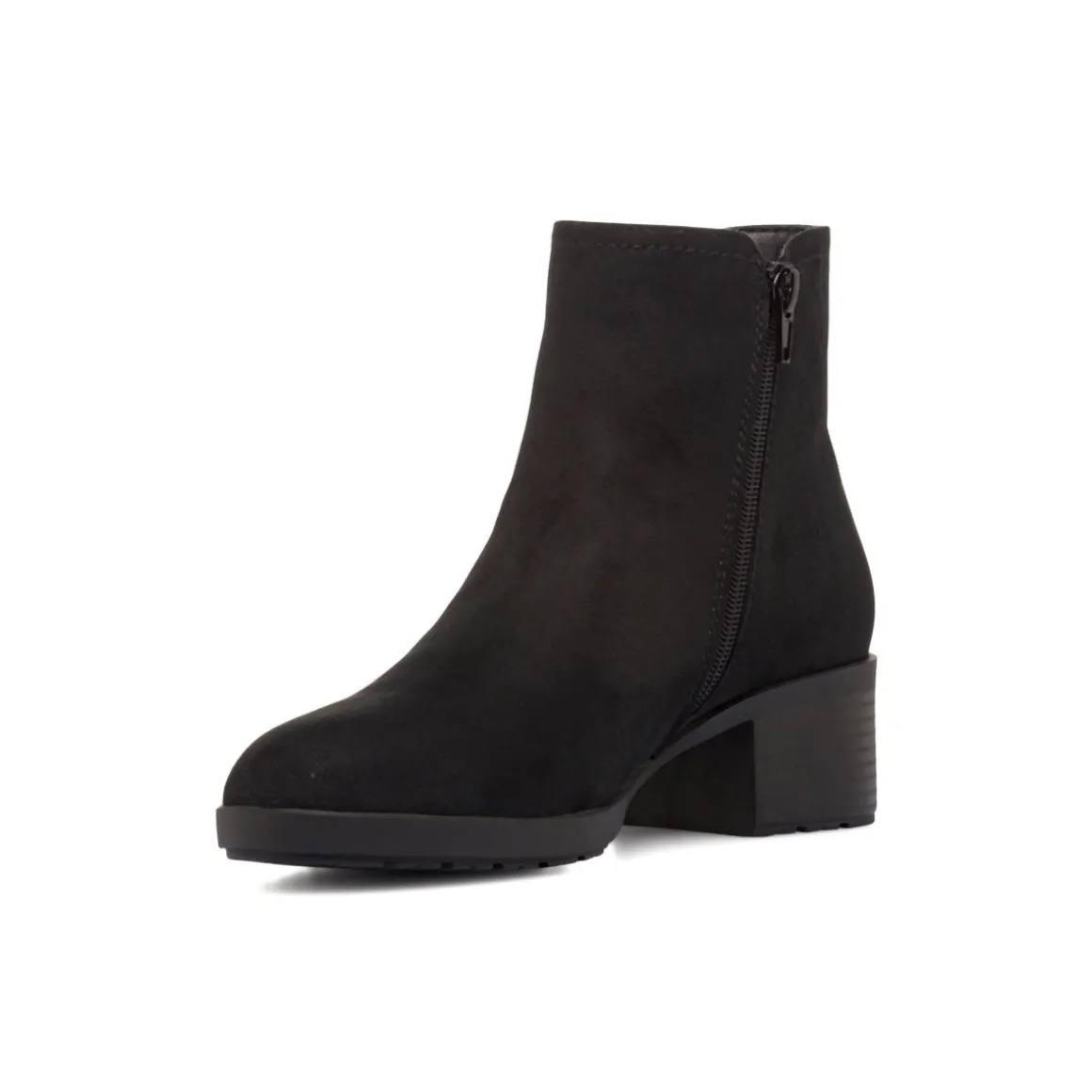 Stivaletti comfort neri da Donna con tacco basso P Soft