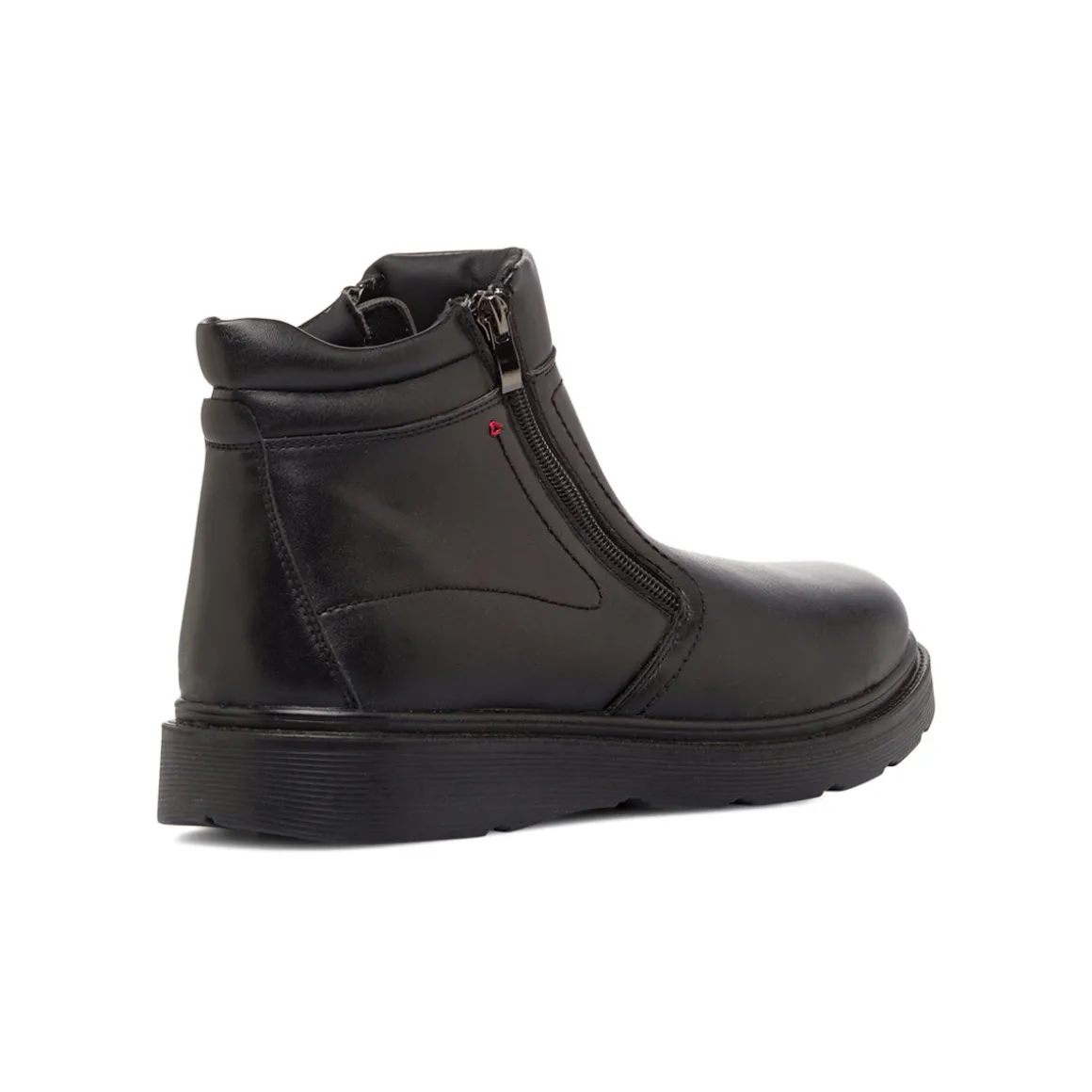 Stivaletti comfort neri da Uomo con zip laterale P Soft