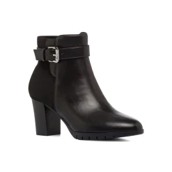 Stivaletti comfort neri da Donna con tacco 7 cm P Soft