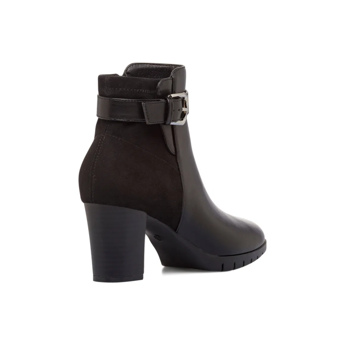 Stivaletti comfort neri da Donna con tacco 7 cm P Soft