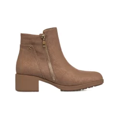 Stivaletti comfort taupe da Donna con tacco 5 cm P Soft