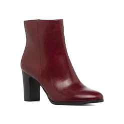 Stivaletti comodi e flessibili bordeaux da Donna con tacco P Smart