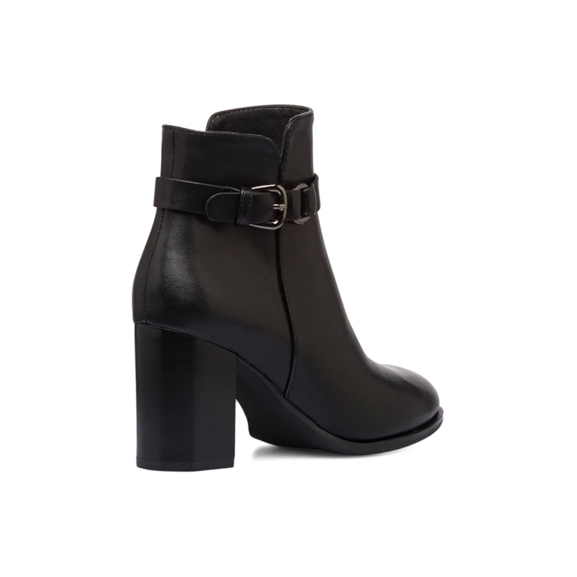 Stivaletti con tacco 7,5 cm da donna neri Lora Ferres