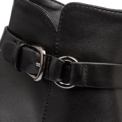 Stivaletti con tacco 7,5 cm da donna neri Lora Ferres