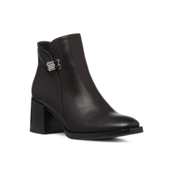 Stivaletti con tacco 6,5 cm da donna neri Lora Ferres