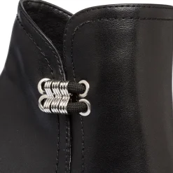 Stivaletti con tacco 6,5 cm da donna neri Lora Ferres