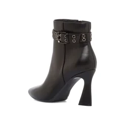 Stivaletti con tacco 8,5 cm neri da donna Lora Ferres con cinturino