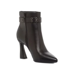 Stivaletti con tacco 8,5 cm neri da donna Lora Ferres con cinturino