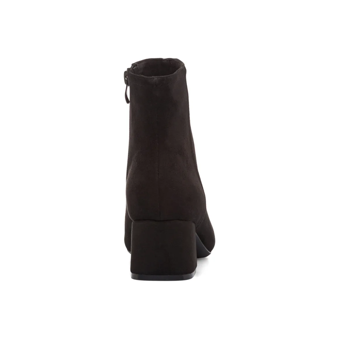 Stivaletti con tacco 5,5 cm da donna neri effetto scamosciato Lora Ferres