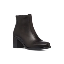 Stivaletti con tacco 6,5 cm da donna neri in pelle P Essentials