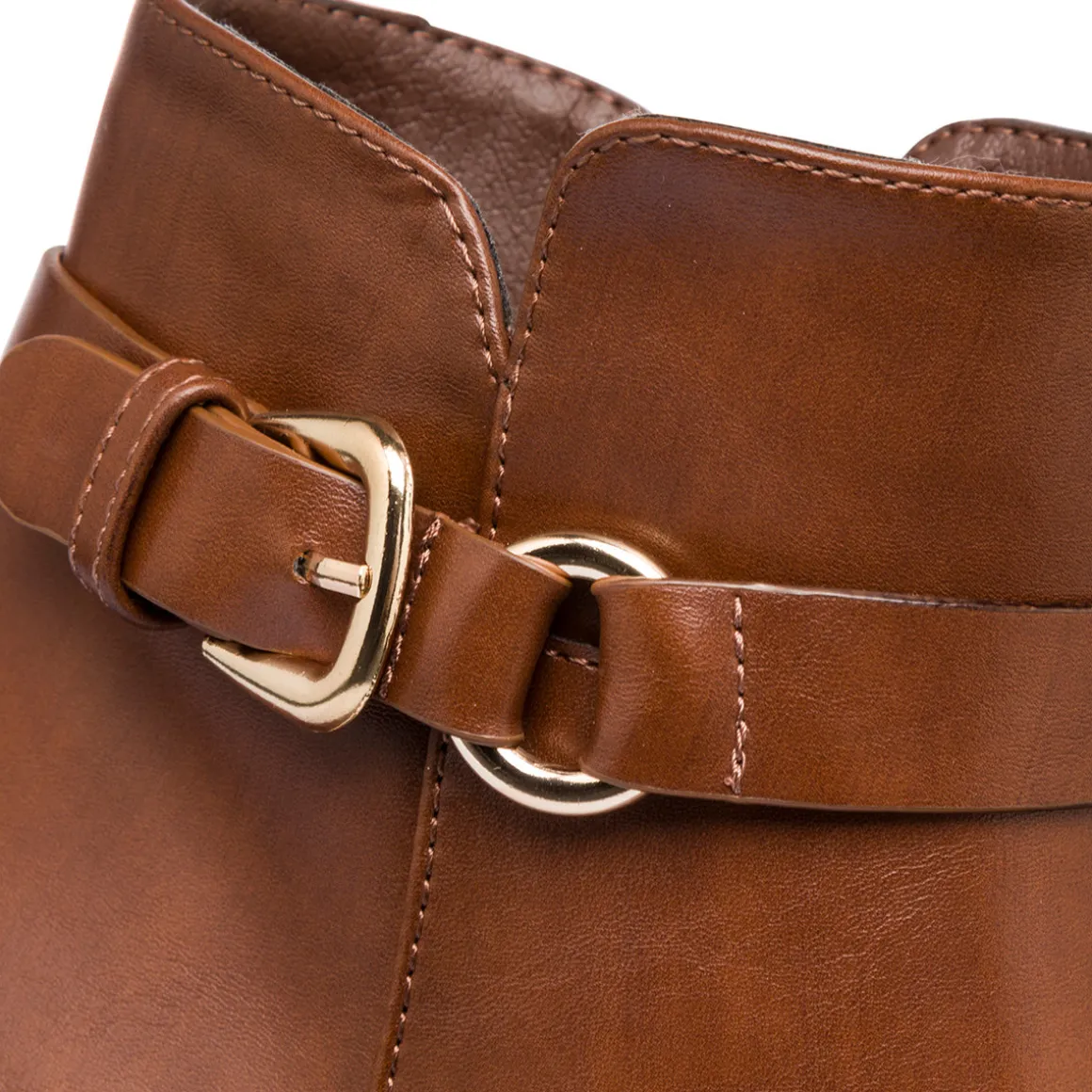 Stivaletti con tacco 8 cm da donna marroni Lora Ferres
