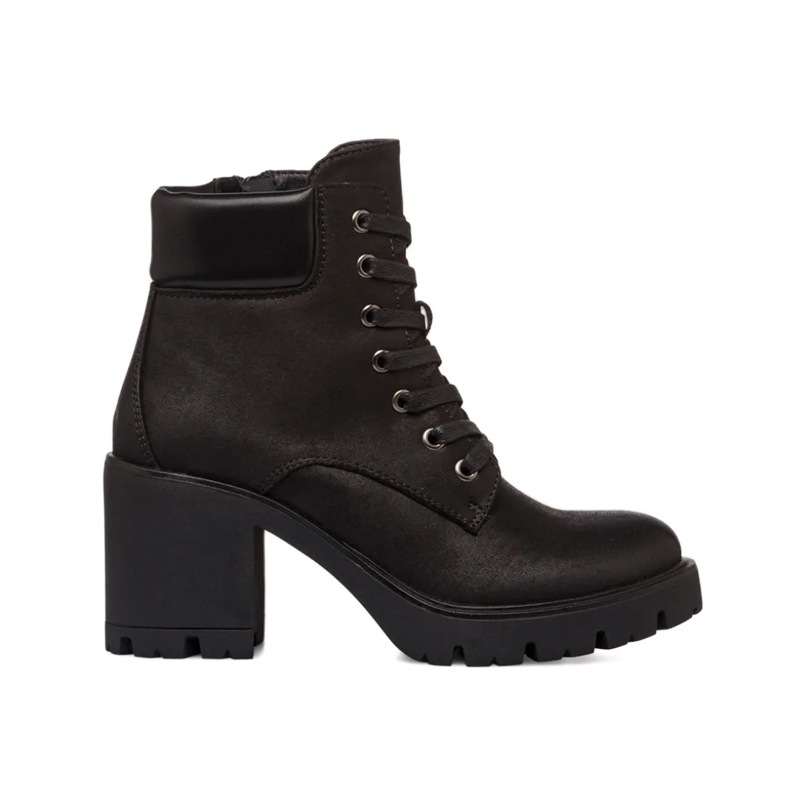 Stivaletti con tacco 8 cm neri da donna Lora Ferres