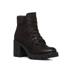 Stivaletti con tacco 8 cm neri da donna Lora Ferres