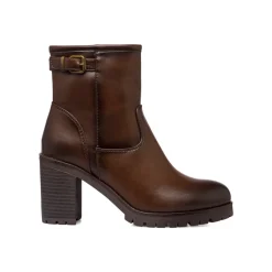 Stivaletti con tacco 8,5 cm marroni da donna Lora Ferres