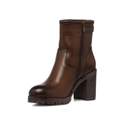 Stivaletti con tacco 8,5 cm marroni da donna Lora Ferres