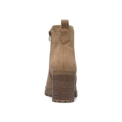 Stivaletti con tacco 8,5 cm taupe da donna Lora Ferres