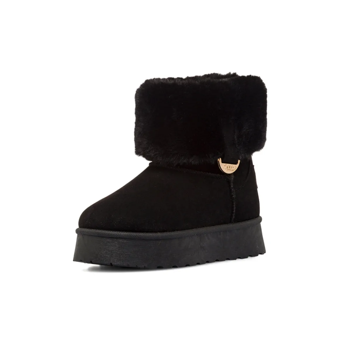 Stivaletti cozy bootd da Ragazza neri Solo Soprani con finta pelliccia