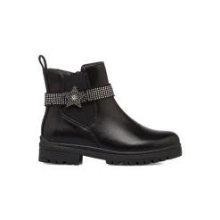 Stivaletti da bambina neri con strass Le scarpe di Alice