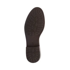 Stivaletti da donna beige chiaro in pelle scamosciata Primopiano