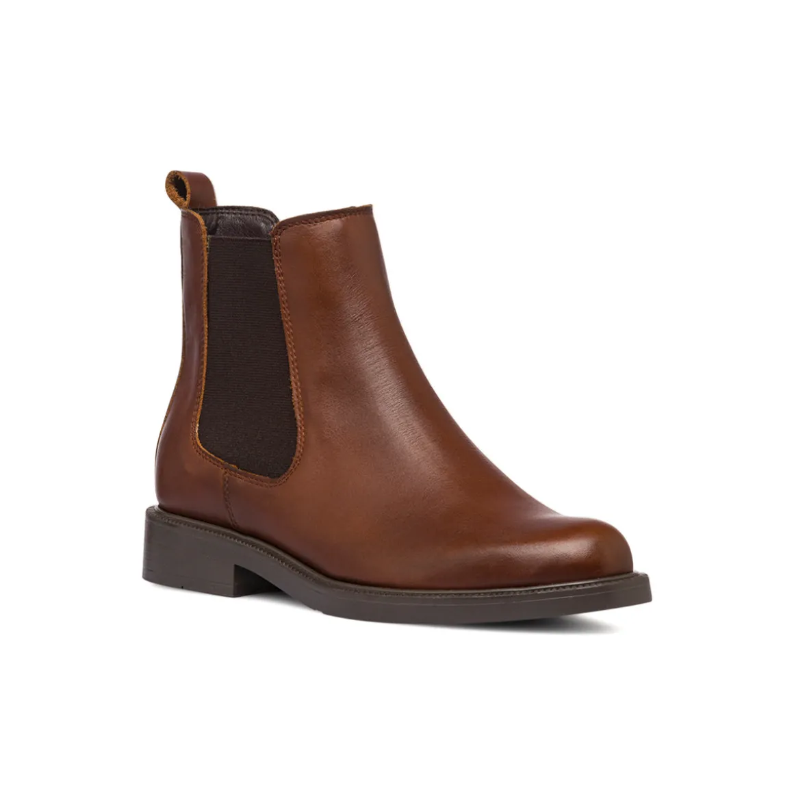 Stivaletti da donna marroni in pelle P Essentials