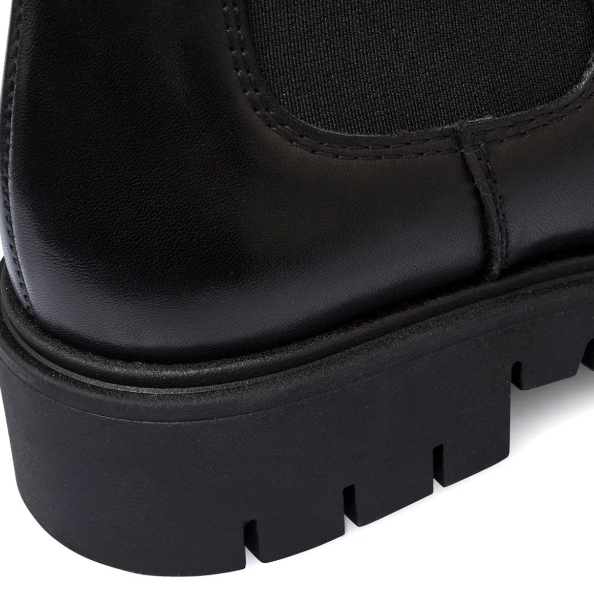 Stivaletti da donna neri in pelle P Essentials
