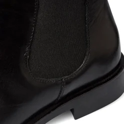 Stivaletti da donna neri P Essentials in pelle