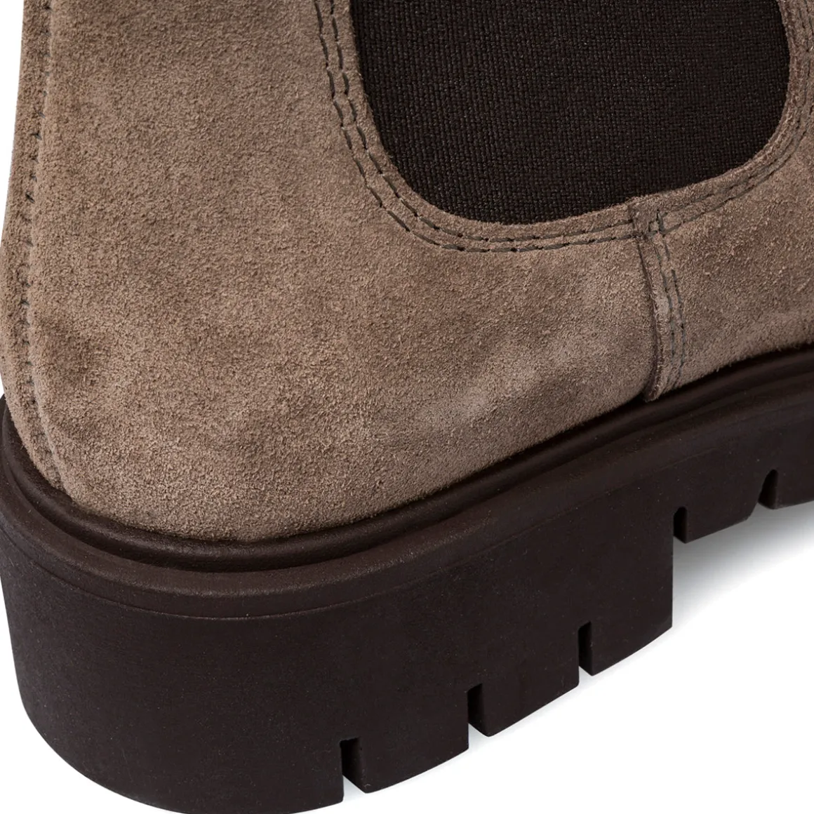 Stivaletti da donna taupe in pelle P Essentials