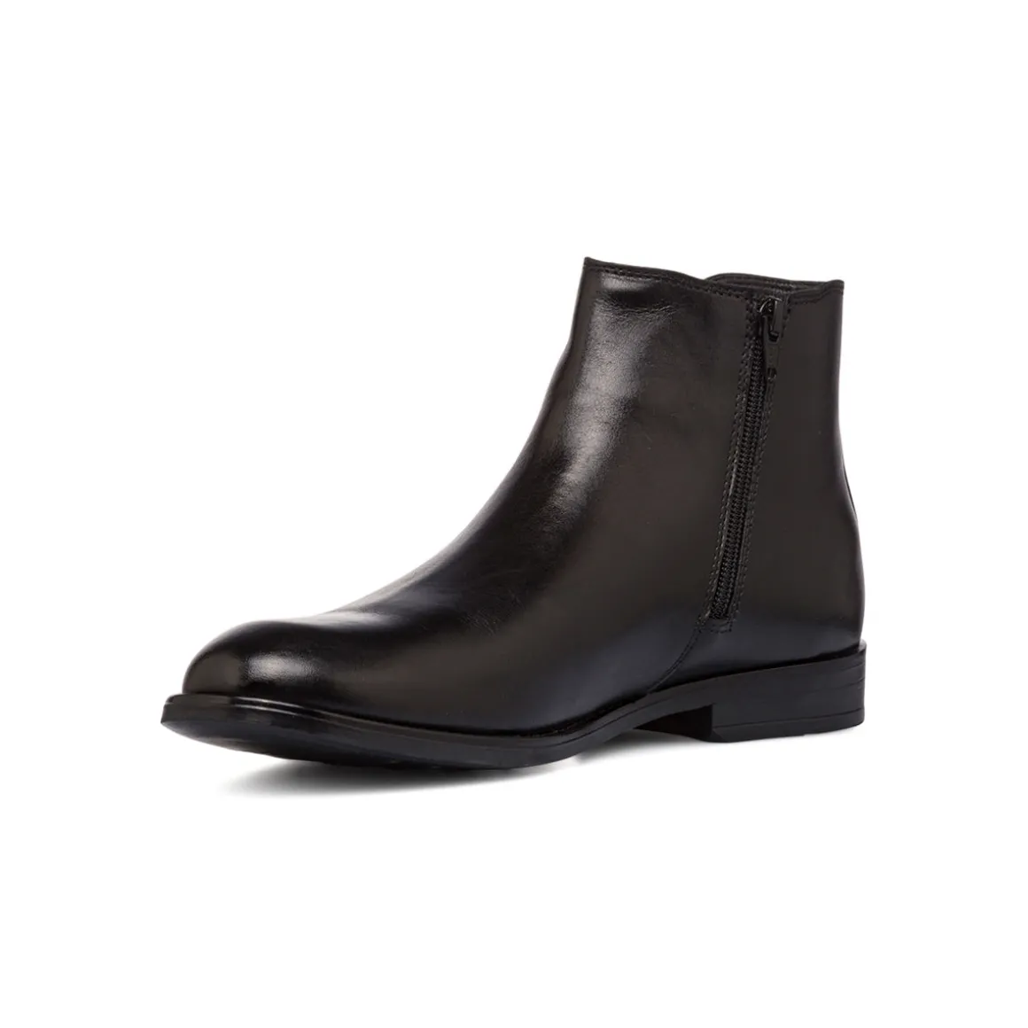 Stivaletti eleganti con fascia elastica neri in pelle da uomo La Cuoieria