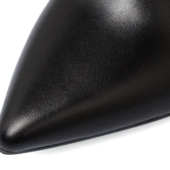Stivaletti eleganti con tacco campana 9 cm neri da donna Lora Ferres