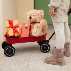 Stivaletti imbottiti beige da ragazza con dettaglio sul retro Dieci Baci