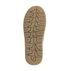 Stivaletti imbottiti da donna beige in pelle scamosciata con suola platform Americanino