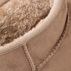 Stivaletti imbottiti khaki in microfibra da donna Lora Ferres