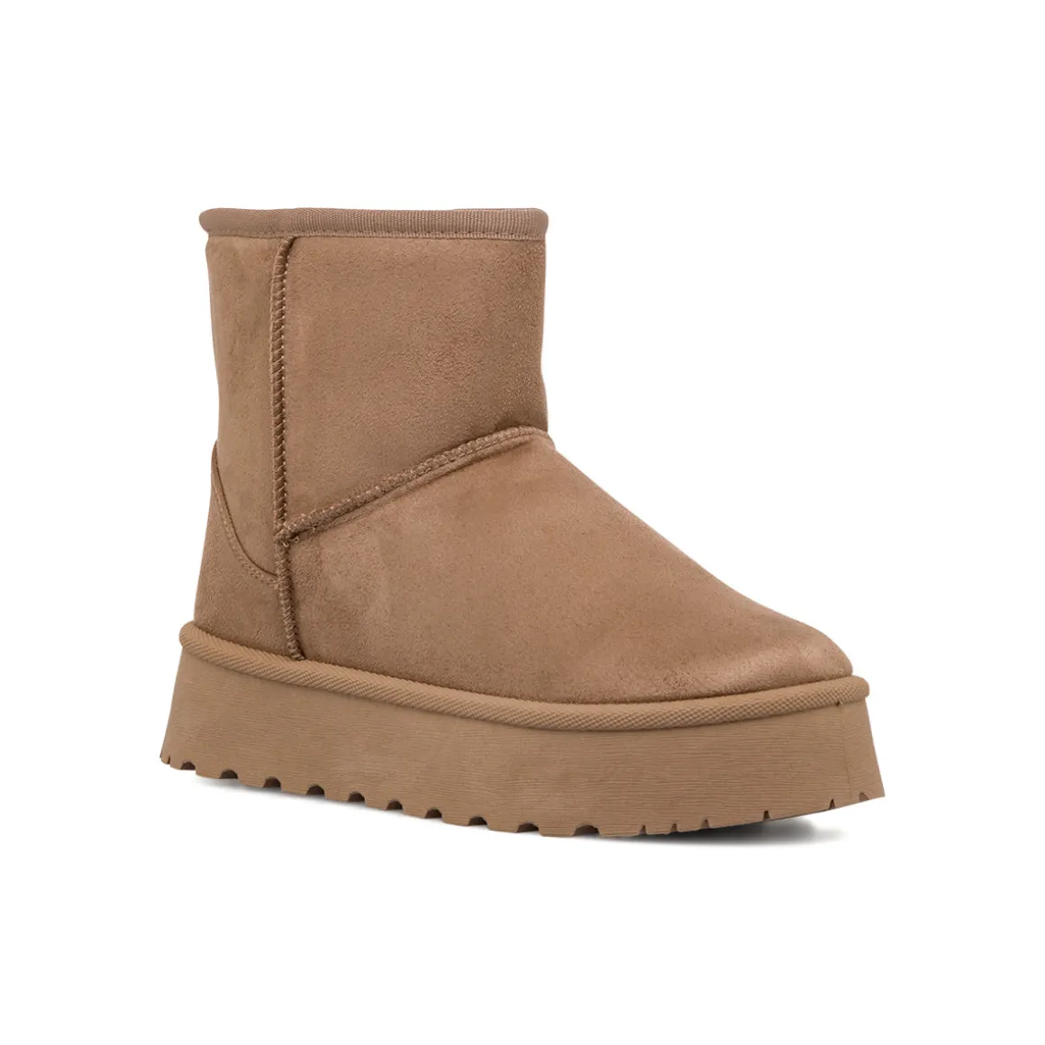Stivaletti imbottiti khaki da donna con suola platform Lora Ferres